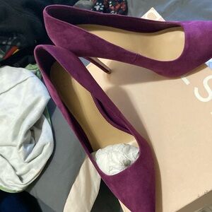 Magenta purple heels